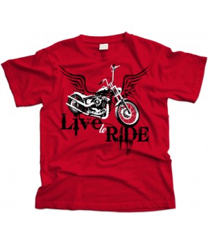 Live to Ride Biker T-Shirt